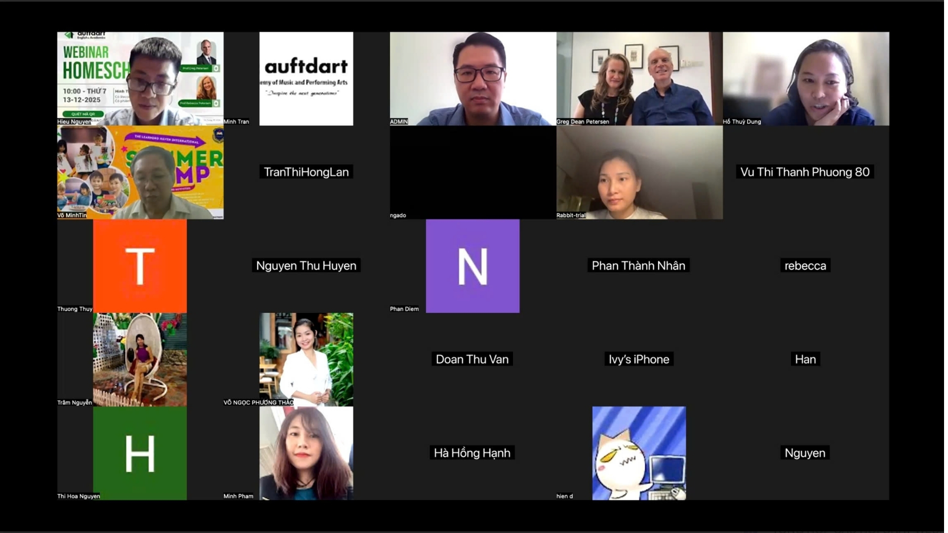 Recap Webinar Homeschool cùng từ Dr. Greg và Mrs. Rebecca Petersen